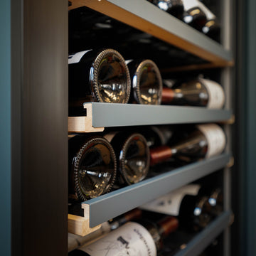 Goguette Large Single Zone Wine Fridge – Slate Blue | 150+ Bottle Capacity