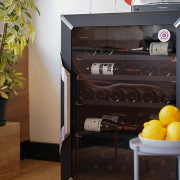 Goguette Small Single Zone Wine Fridge – Black | 50+ Bottle Capacity