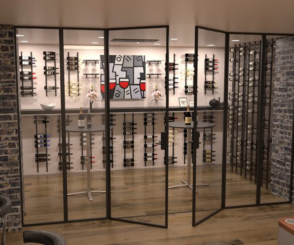 Full Glass Wine Cellar Door