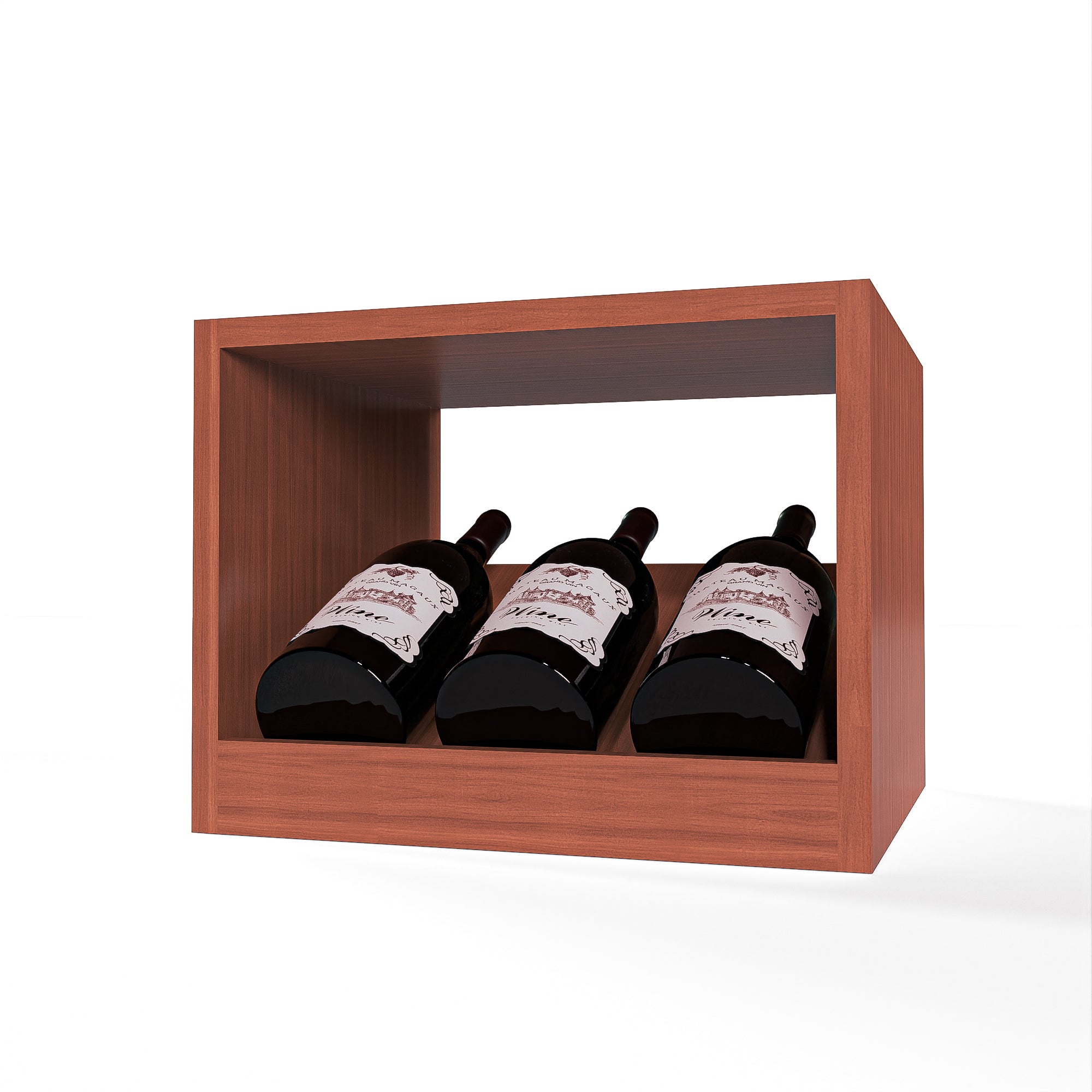 GrandCellar™ - 3 Column Full-Depth Magnum Elevated Display Row - 12