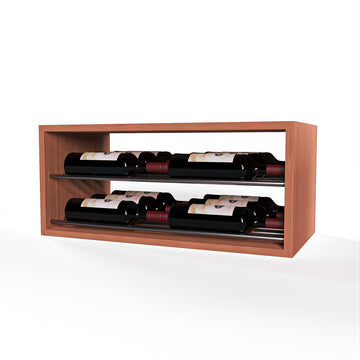 GrandCellar™ - 6 Column Horizontal Label-Forward Wine Display - 12