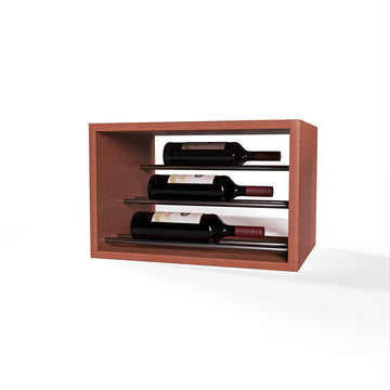 GrandCellar™ - 4 Column Waterfall Label-Forward Wine Display - 12