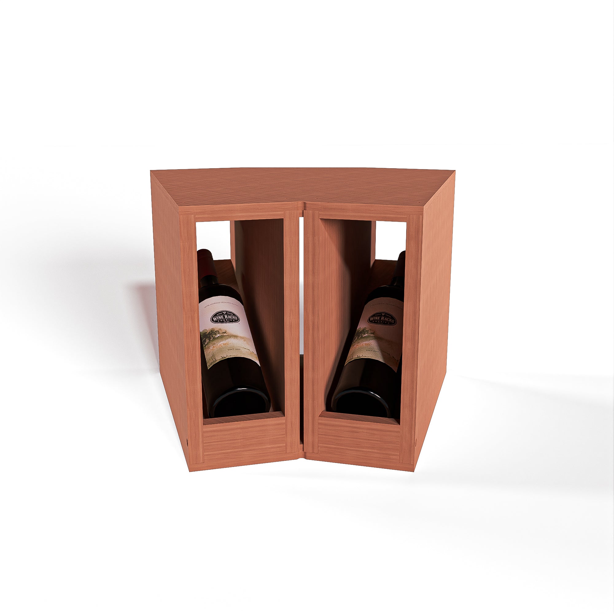 GrandCellar™ - 2 Column Full-Depth Elevated Display Row Corner  - 12