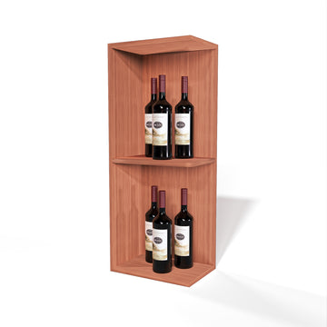GrandCellar™ - Full-Depth Quarter Round Wine Shelf Display - 36