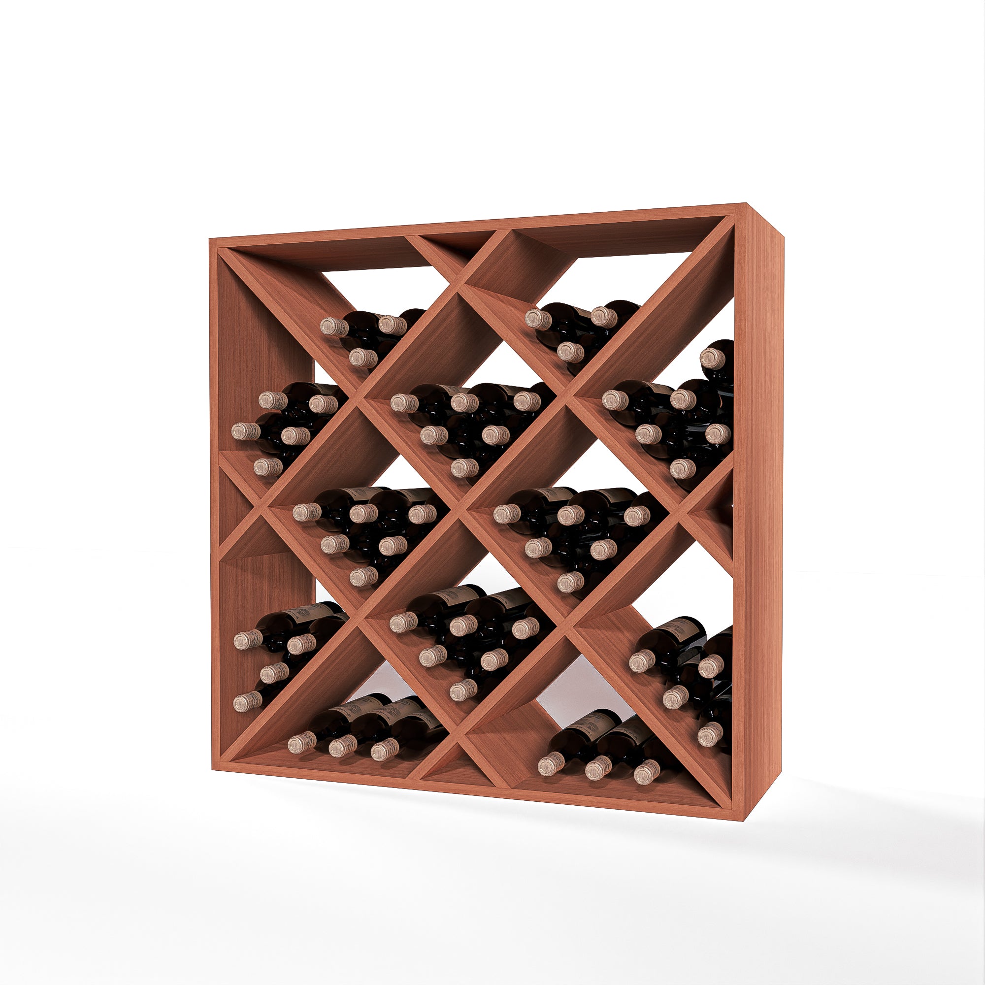 GrandCellar™ - 8 Column Full-Depth Diamond Cube - 36