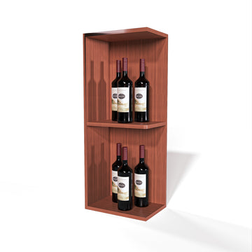 GrandCellar™ - Full-Depth Quarter Round Wine Shelf Display - 36