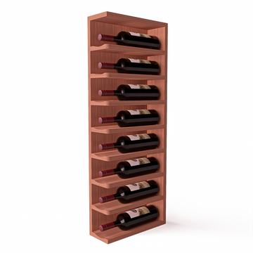 GrandCellar™ - Full-Depth Wine Cubby Curved Left Hand End Cap Display - 36