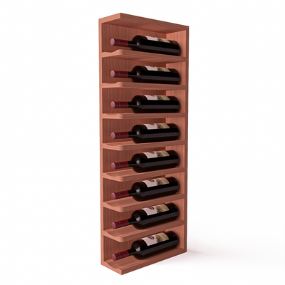 GrandCellar™ - Full-Depth Wine Cubby Curved Left Hand End Cap Display - 36