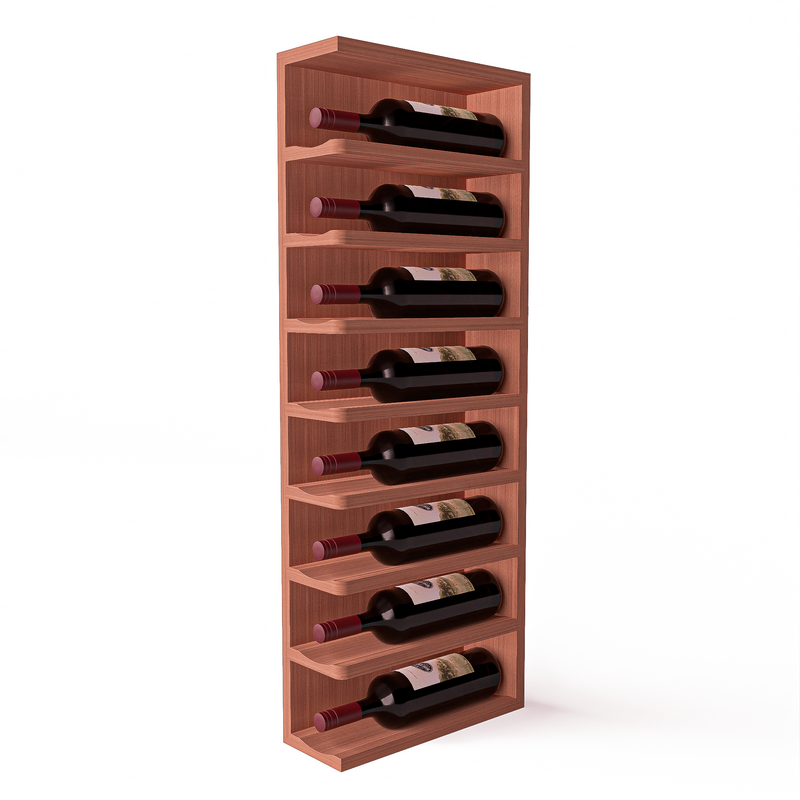 GrandCellar™ - Full-Depth Wine Cubby Curved Left Hand End Cap Display - 36