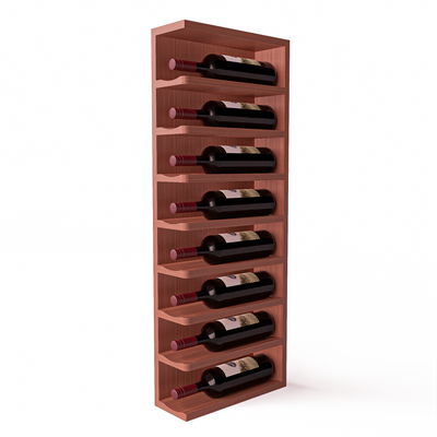 GrandCellar™ - Full-Depth Wine Cubby Curved Left Hand End Cap Display - 36