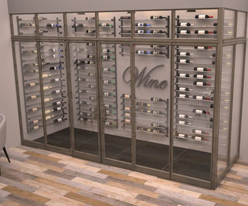 Full Glass Wine Cellar Transom