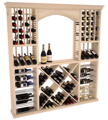 InstaCellar - Arezzo Wine Cellar Kit in Ponderosa Pine Unstained without WineSafe™ Satin Sealant