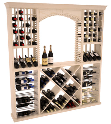 InstaCellar - Arezzo Wine Cellar Kit in Ponderosa Pine Unstained with WineSafe™ Satin Sealant