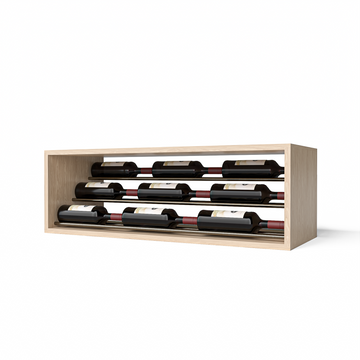 GrandCellar™ - 8 Column Waterfall Label-Forward Wine Display - 12