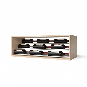 GrandCellar™ - 8 Column Waterfall Label-Forward Wine Display - 12