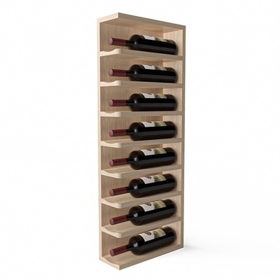 GrandCellar™ - Full-Depth Wine Cubby Curved Left Hand End Cap Display - 36