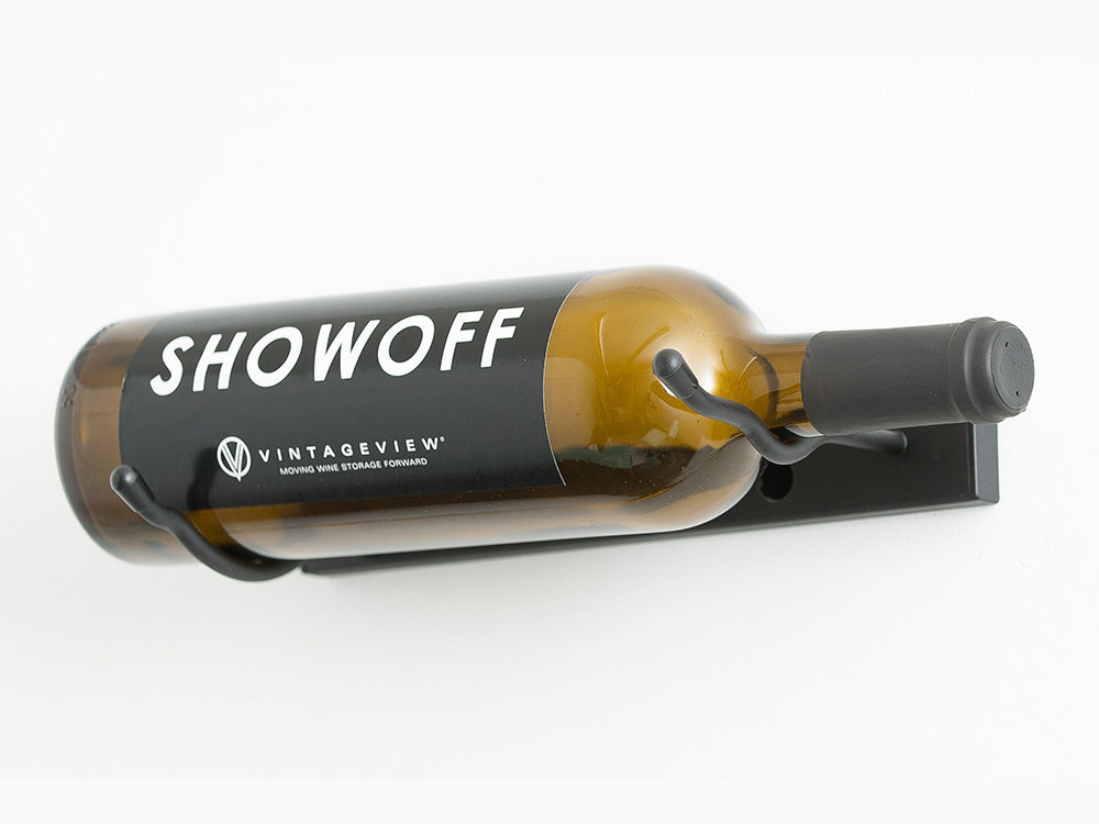 W Series Single (wall mounted metal wine rack)