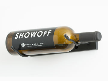 W Series Single (wall mounted metal wine rack)