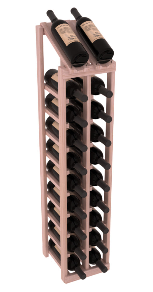 InstaCellar - 2 Column, 10R Display Top Rack in Grand Mahogany Unstained with WineSafe™ Satin Sealant