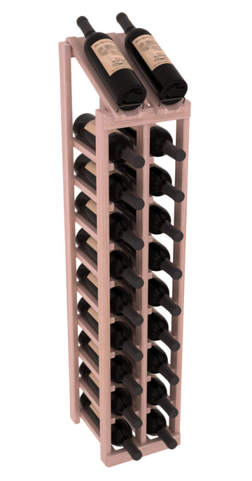 InstaCellar - 2 Column, 10R Display Top Rack in Grand Mahogany Unstained with WineSafe™ Satin Sealant