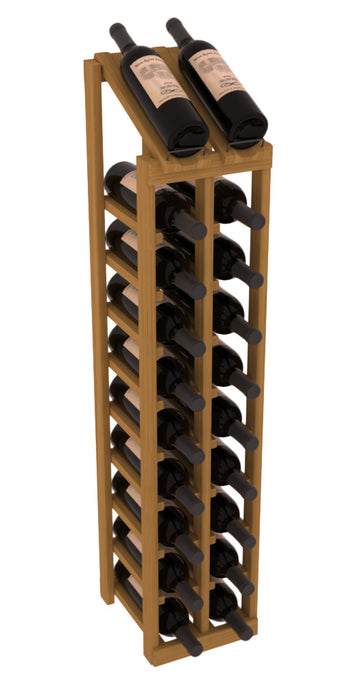 InstaCellar - 2 Column, 10R Display Top Rack in Grand Mahogany Oak stained without WineSafe™ Satin Sealant