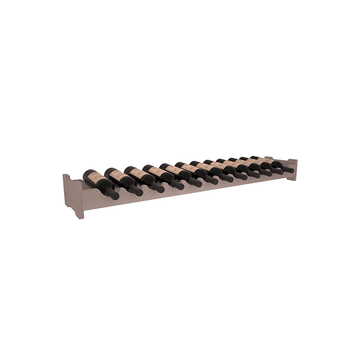 Living Series - 12 Bottle Scalloped Rack in Redwood Greywash stained without WineSafe™ Satin Sealant