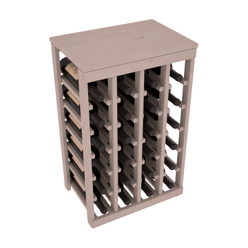 Living Series - 24 Bottle Tabletop Rack in Alder Greywash stained without WineSafe™ Satin Sealant
