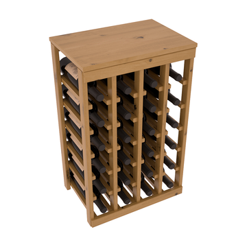 Living Series - 24 Bottle Tabletop Rack in Alder Oak stained with WineSafe™ Satin Sealant