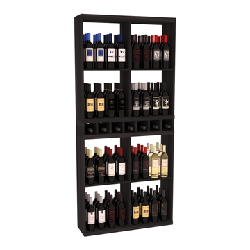 Retail Open Bin Display in Premium Redwood Black stained without WineSafe™ Satin Sealant