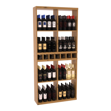 Retail Open Bin Display in Knotty Alder Oak stained with WineSafe™ Satin Sealant