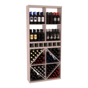 Retail Diamond Bin Display in Premium Redwood Greywash stained with WineSafe™ Satin Sealant