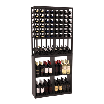 Retail High Reveal Display in Premium Redwood Black stained with WineSafe™ Satin Sealant