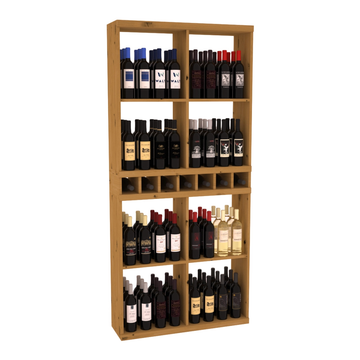 Retail Open Bin Display in Knotty Alder Oak stained without WineSafe™ Satin Sealant