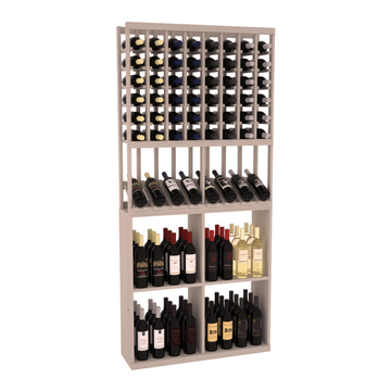 Retail High Reveal Display in Ponderosa Pine Greywash stained without WineSafe™ Satin Sealant