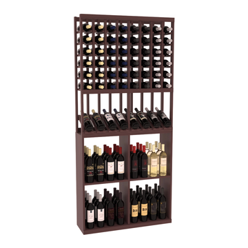 Retail High Reveal Display in Grand Mahogany Walnut stained with WineSafe™ Satin Sealant
