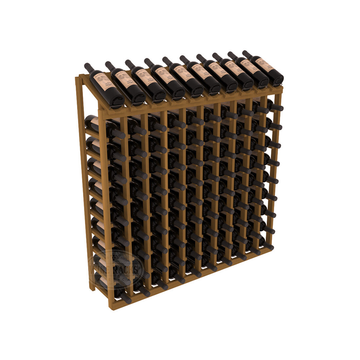 Retail Display Top 10X10 in Premium Redwood Oak stained without WineSafe™ Satin Sealant