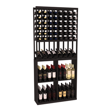Retail High Reveal Display in Premium Redwood Black stained without WineSafe™ Satin Sealant
