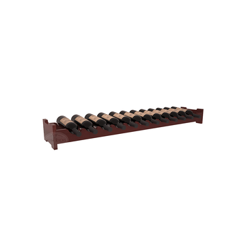 Living Series - 12 Bottle Scalloped Rack in Redwood Cherry stained with WineSafe™ Satin Sealant