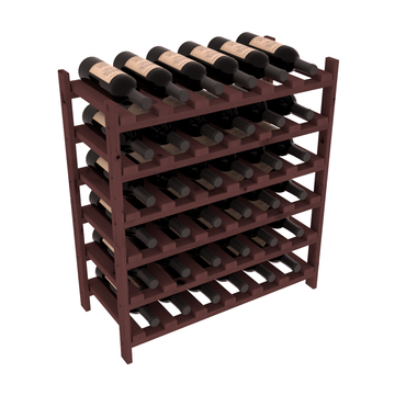 Living Series - 36 Bottle Stackable in Alder Walnut stained without WineSafe™ Satin Sealant