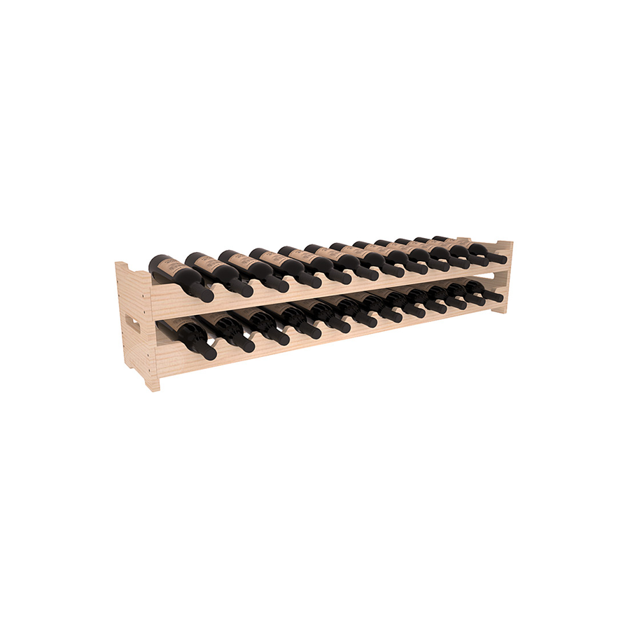 Living Series - 24 Bottle Scalloped Rack