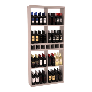 Retail Open Bin Display in Knotty Alder Greywash stained with WineSafe™ Satin Sealant