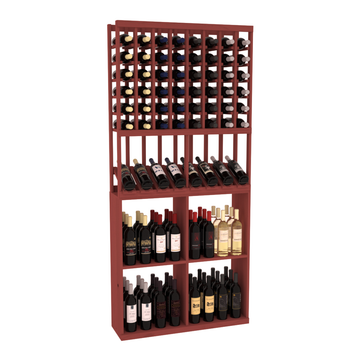 Retail High Reveal Display in Ponderosa Pine Cherry stained without WineSafe™ Satin Sealant