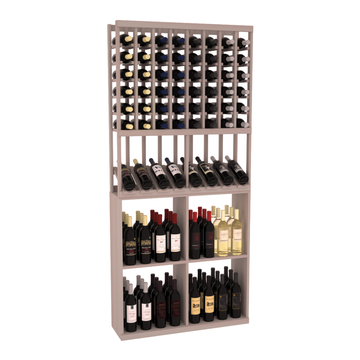 Retail High Reveal Display in Premium Redwood Greywash stained without WineSafe™ Satin Sealant