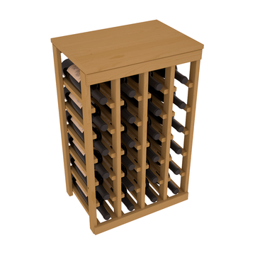 Living Series - 24 Bottle Tabletop Rack in Pine Oak stained without WineSafe™ Satin Sealant