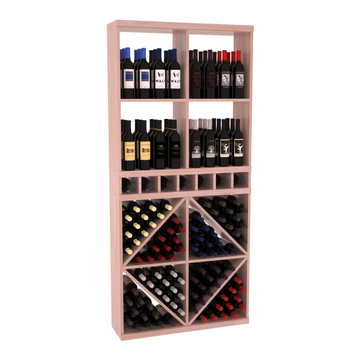 Retail Diamond Bin Display in Grand Mahogany Unstained with WineSafe™ Satin Sealant