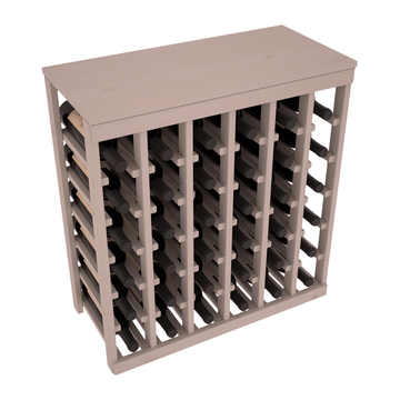 Living Series - 36 Bottle Tabletop Rack in Alder Greywash stained without WineSafe™ Satin Sealant