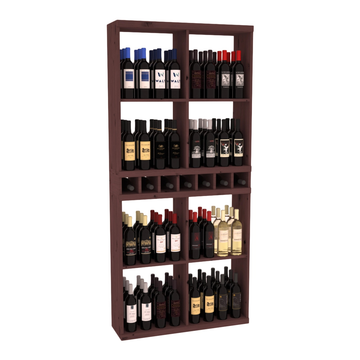 Retail Open Bin Display in Knotty Alder Walnut stained without WineSafe™ Satin Sealant