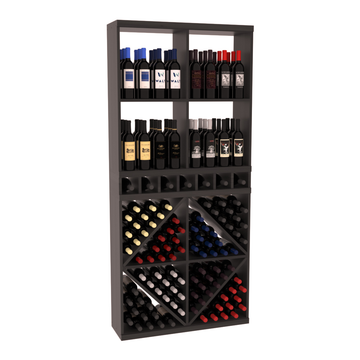 Retail Diamond Bin Display in Premium Redwood Black stained with WineSafe™ Satin Sealant