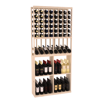 Retail High Reveal Display in Ponderosa Pine Unstained without WineSafe™ Satin Sealant