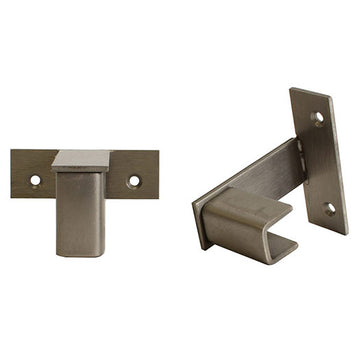 FCF 2in Standoff Wall Bracket in Brushed Nickel